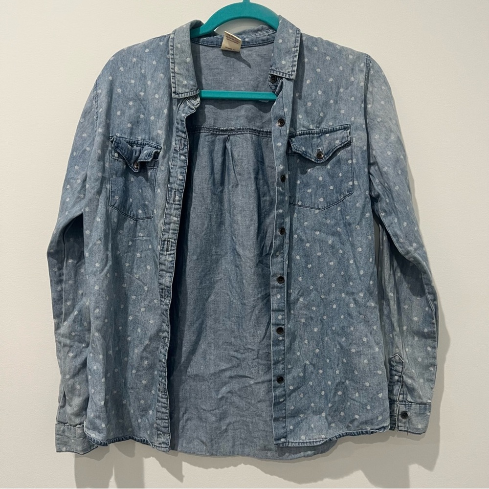 Faded Glory Polka Dot Flannel